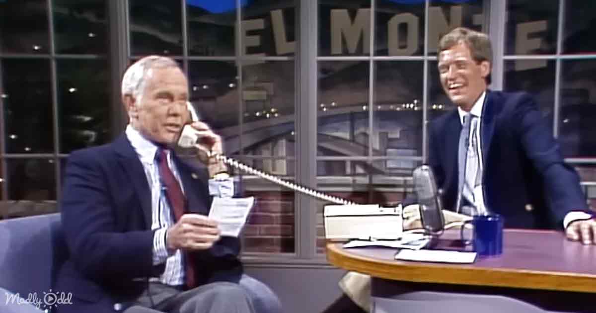Johnny Carson and David Letterman