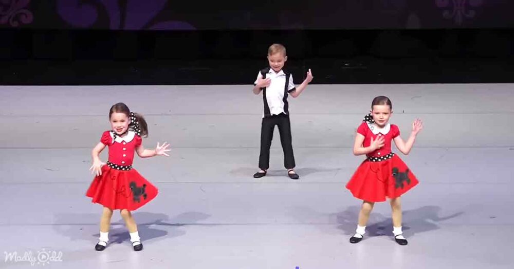 Three adorable dancers