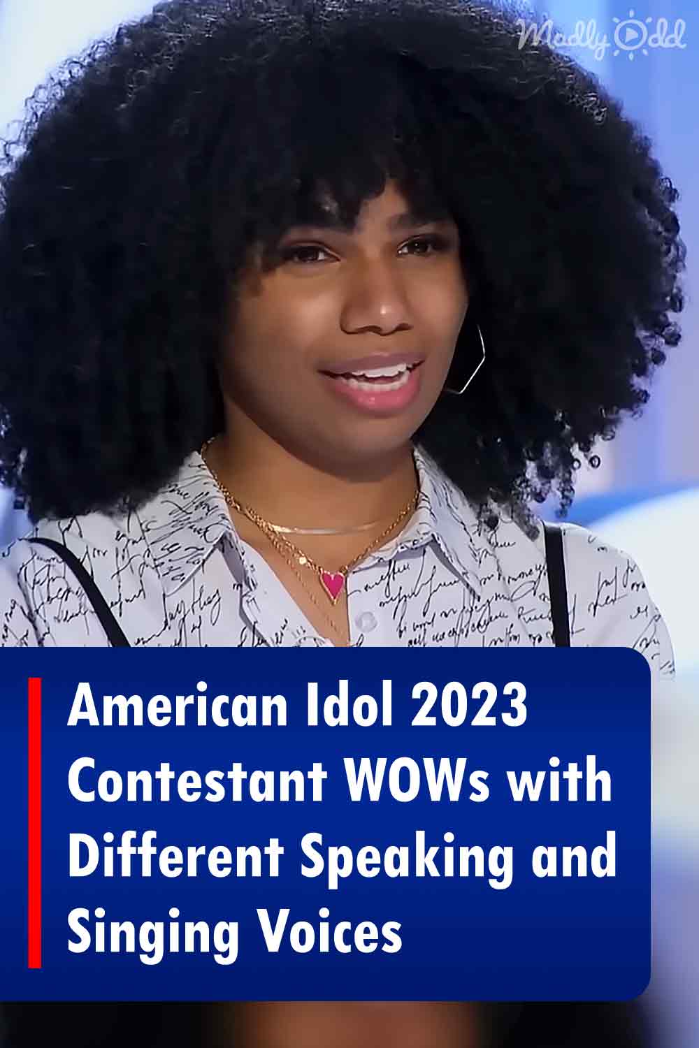 American Idol 2023 Contestant WOWs with Different Speaking and Singing Voices