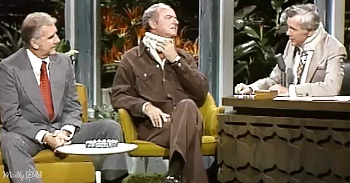 Harvey Korman and Johnny Carson