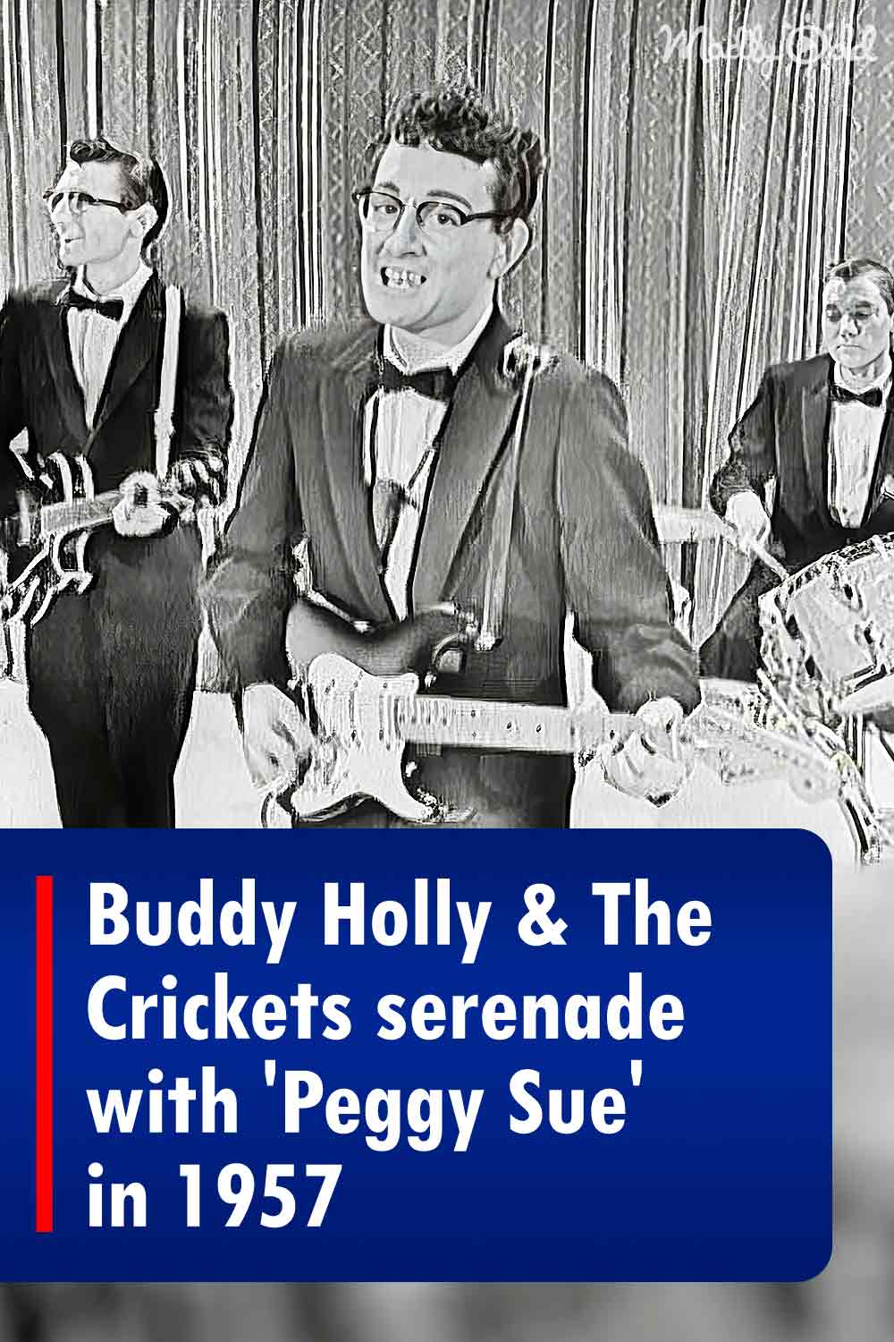 Buddy Holly & The Crickets serenade with \'Peggy Sue\' in 1957