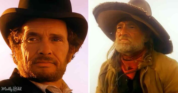 Country legends Merle Haggard and Willie Nelson croon “Pancho and Lefty ...