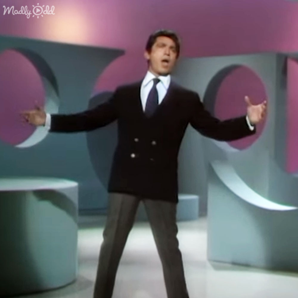 Sergio Franchi passionately performs 'Time Alone Will Tell' on a historic stage