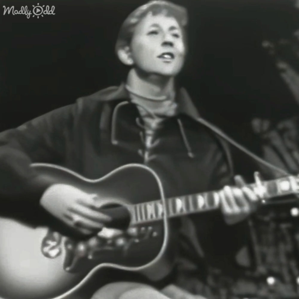 Bob Lind delivers 'Elusive Butterfly' in a serene setting, 1965