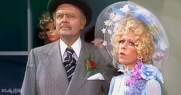 Harvey Korman and Carol Burnett with Hollywood star