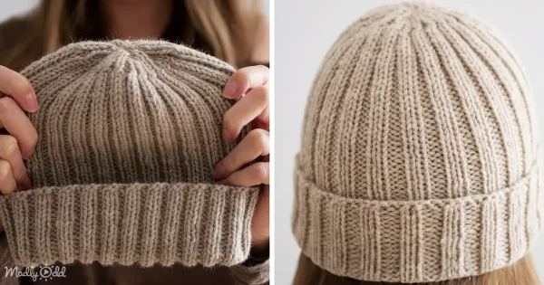 Viewer follows knitting instructions on their screen