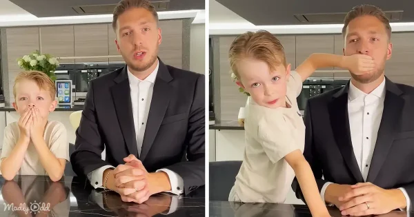 Boy surprises dad with honest interview answers