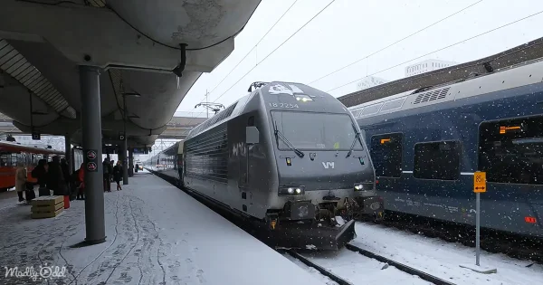 A virtual ride on Norway's fairytale train awaits you on video.