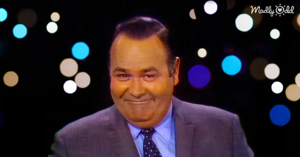 Close Up of young Jonathan Winters grinning, bokeh background