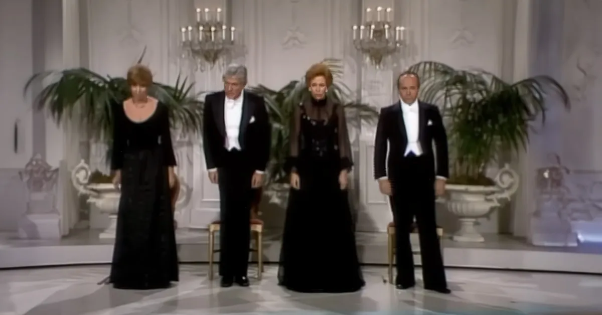 Dick Van Dyke, Carol Burnett, Tim, and Vicki create comedy gold without saying a word